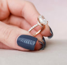 Oval Engagement Ring for Women