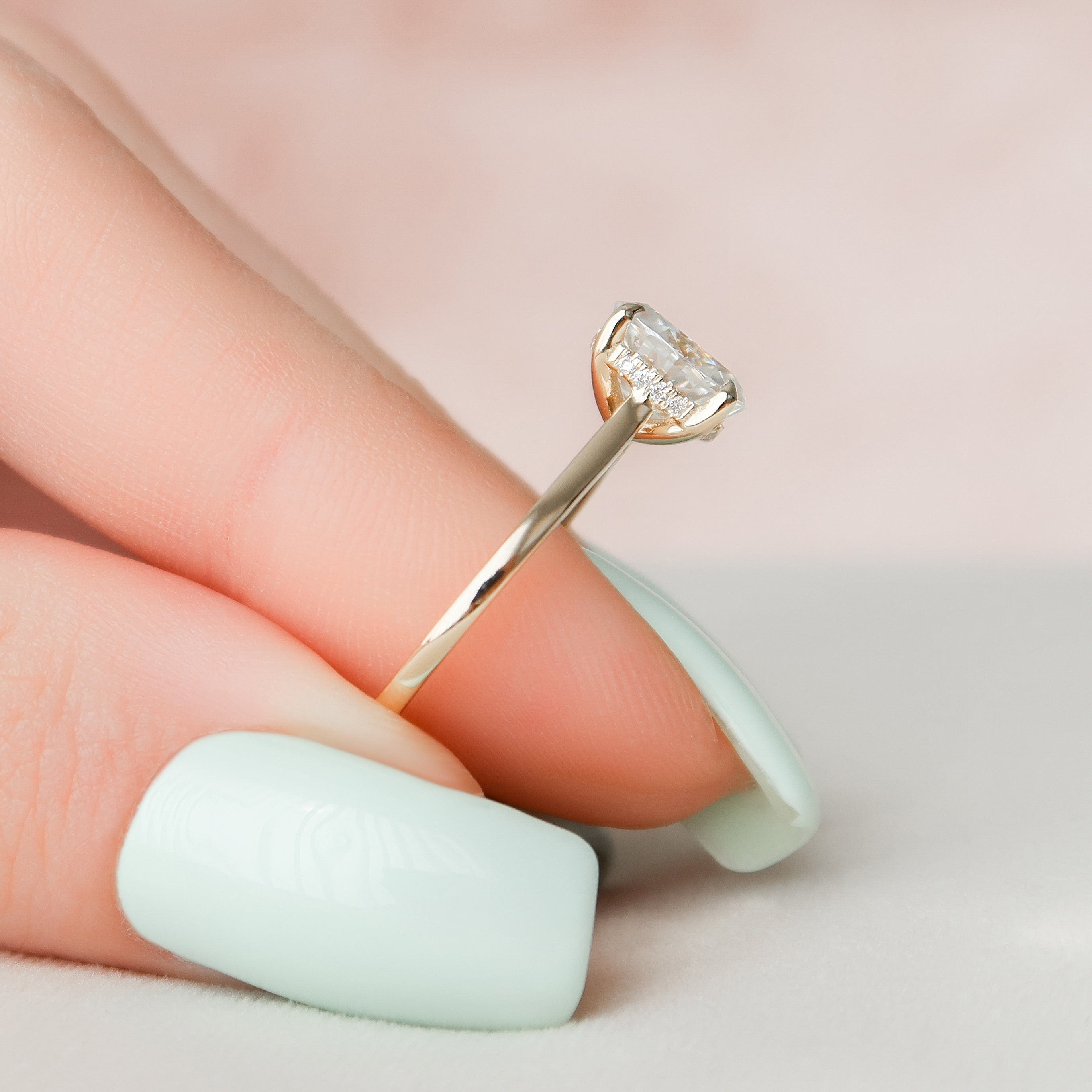 Oval Bridal Ring