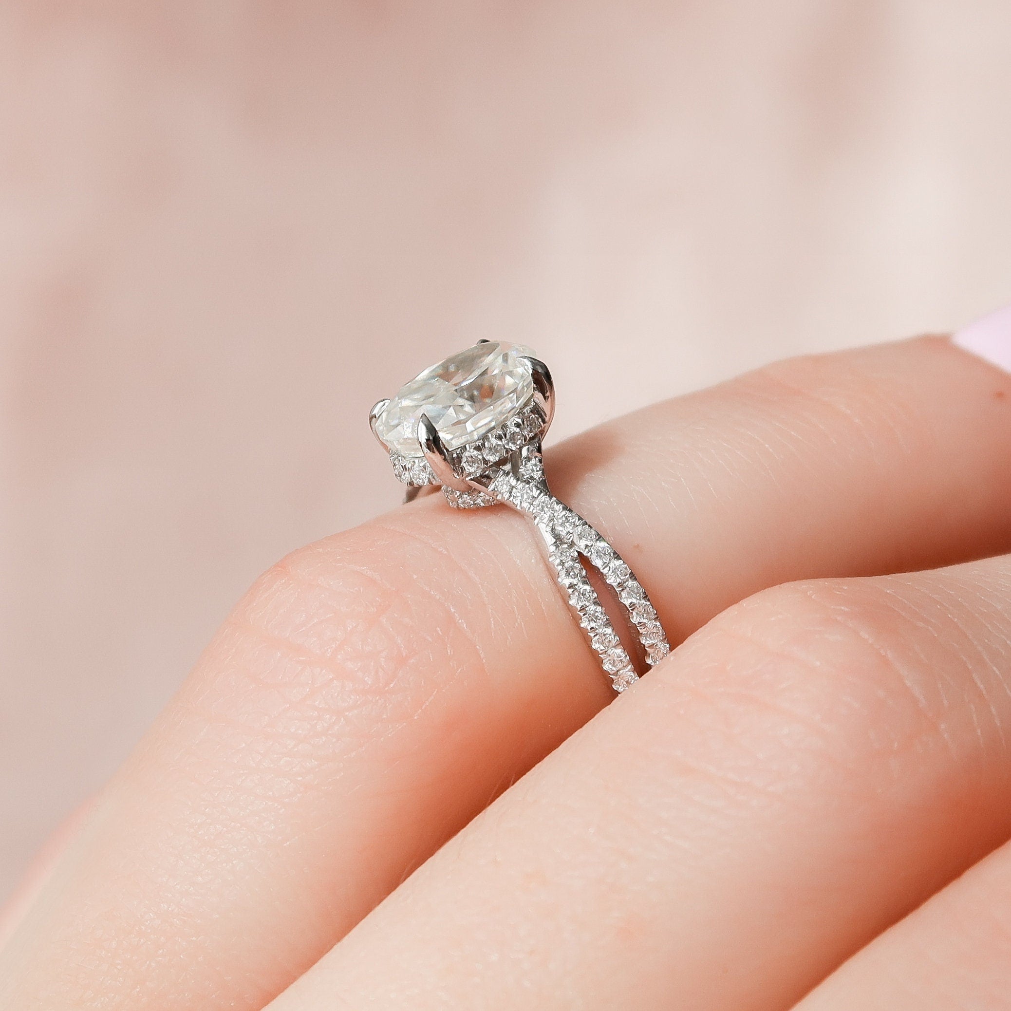 Split Shank Engagement Ring