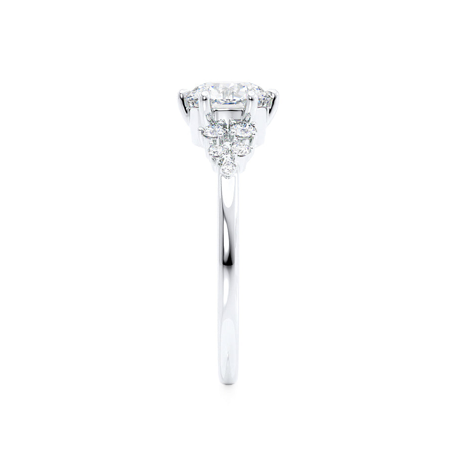 Oval Cluster Ring for Women