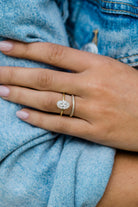 Solitaire Moissanite Ring