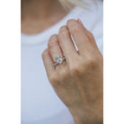 Oval Cut Moissanite Ring