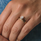 Oval Cut Moissanite Ring