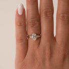 Three Stone Moissanite Ring