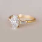Three Stone Moissanite Ring