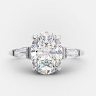 Three Stone Moissanite Ring