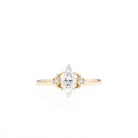 Oval Diamond Alternative Ring