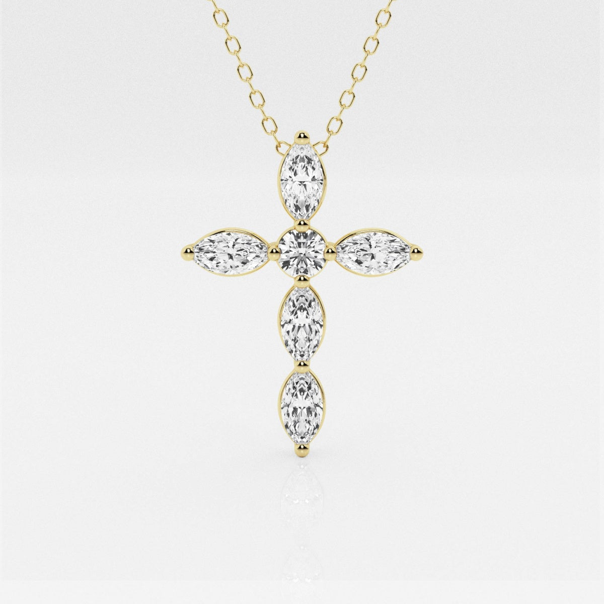 1-0-tcw-round-marquise-moissanite-diamond-cross-necklace-1