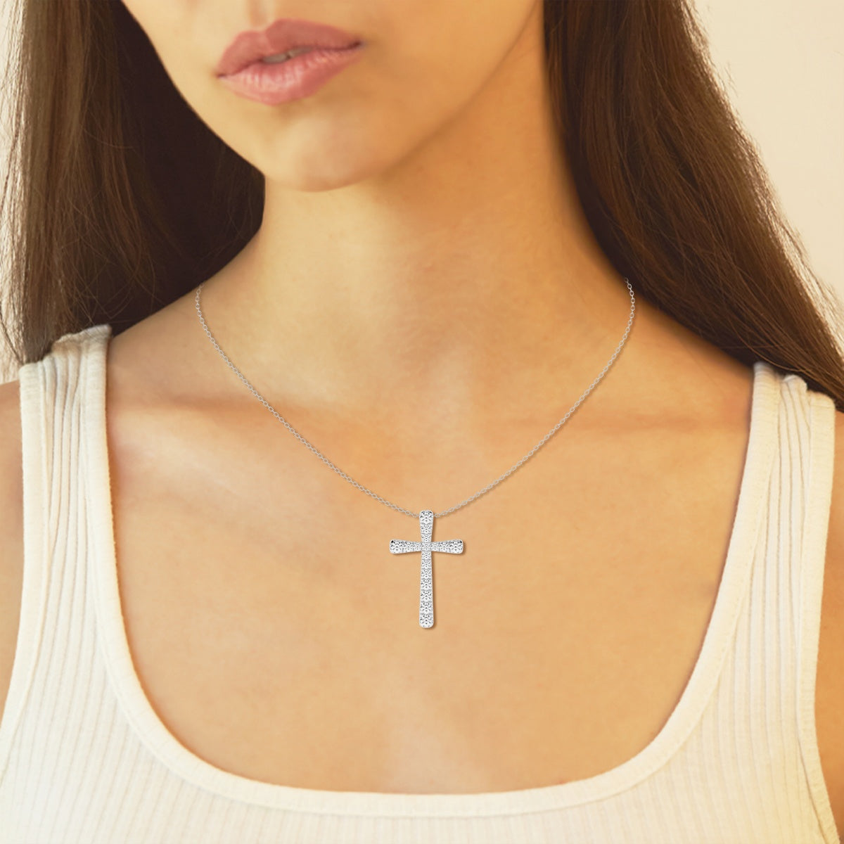 1-03-tcw-round-moissanite-diamond-cross-necklace