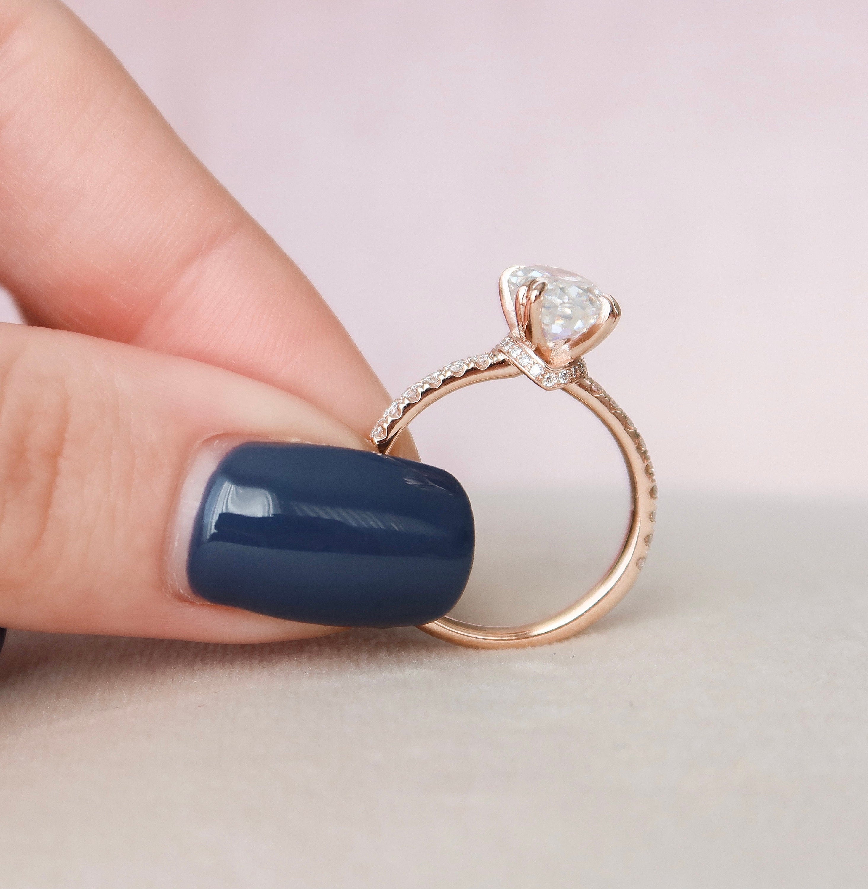 Designer Moissanite Ring