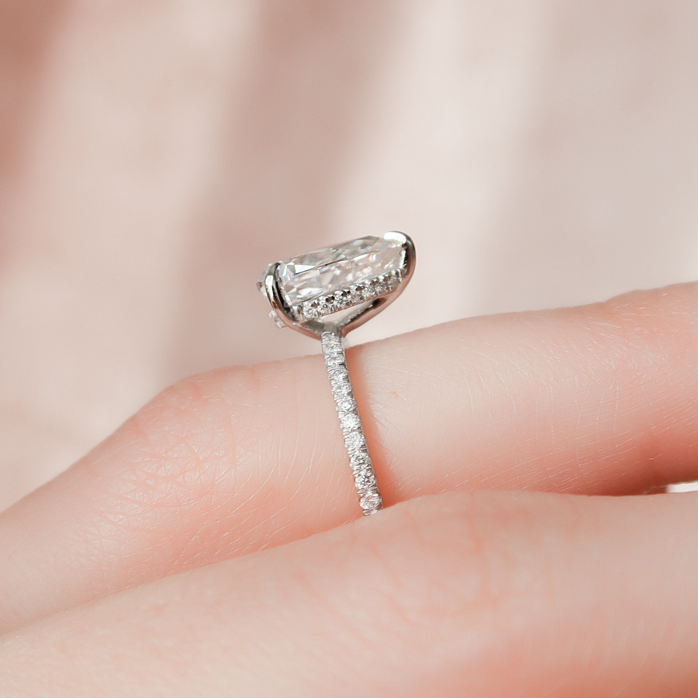 Moissanite Engagement Ring USA