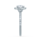 Cushion Shape Moissanite Ring