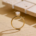 Unique Moissanite Engagement Ring