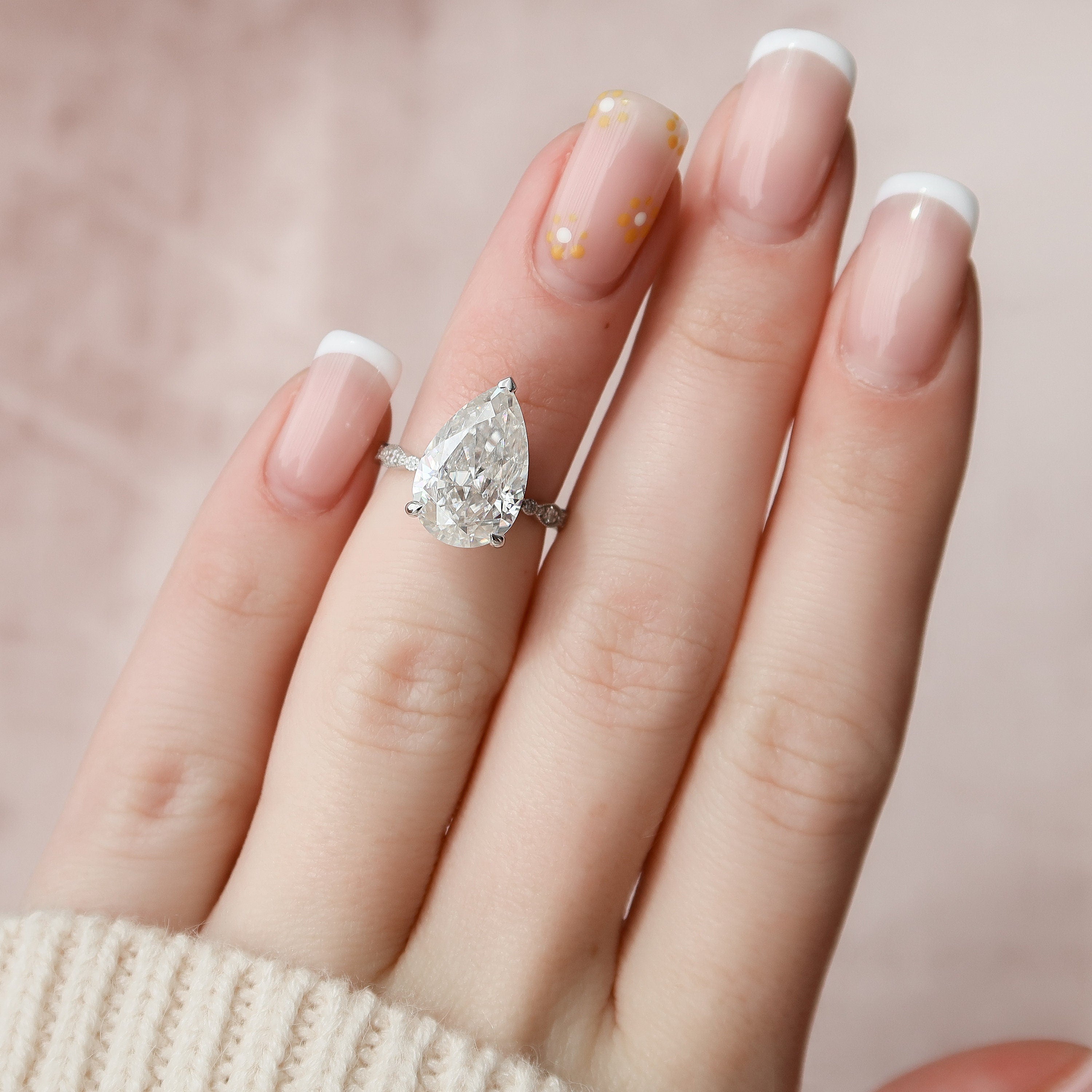 Moissanite Engagement Ring USA