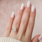 Pear Bridal Ring
