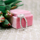 Moissanite Engagement Ring for Her