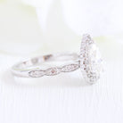 Moissanite Engagement Ring for Her