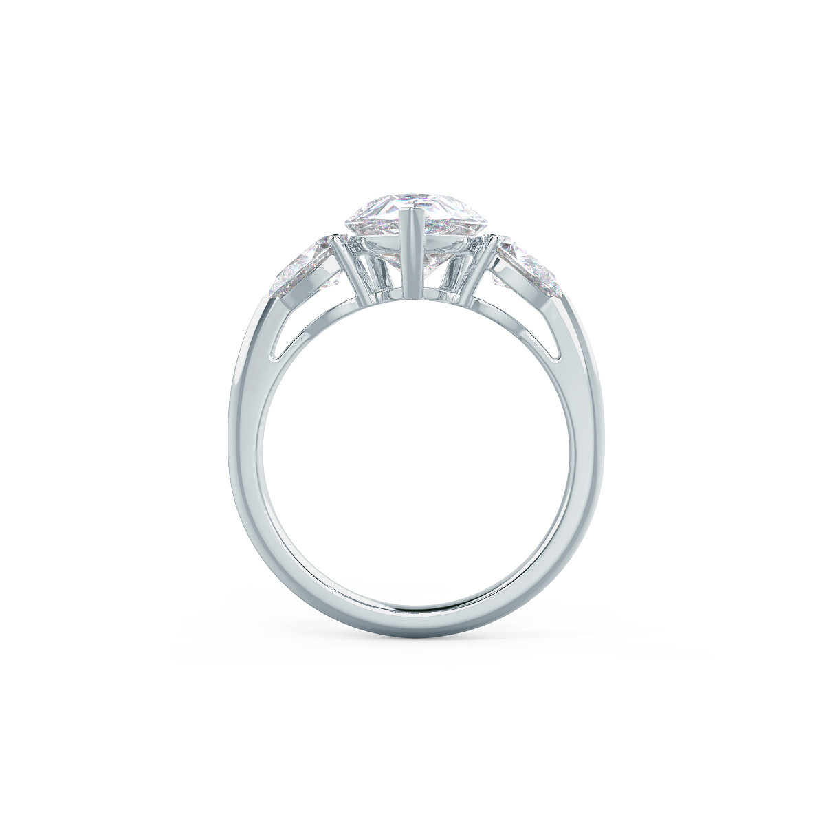 Moissanite Engagement Ring for Her