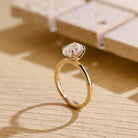 Luxury Pear Moissanite Ring
