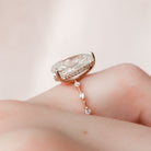 Hidden Halo Moissanite Ring