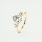 Bezel Set Engagement Ring