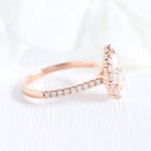 Pear Moissanite Engagement Ring