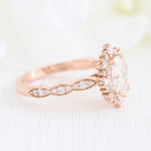 Pear Moissanite Engagement Ring