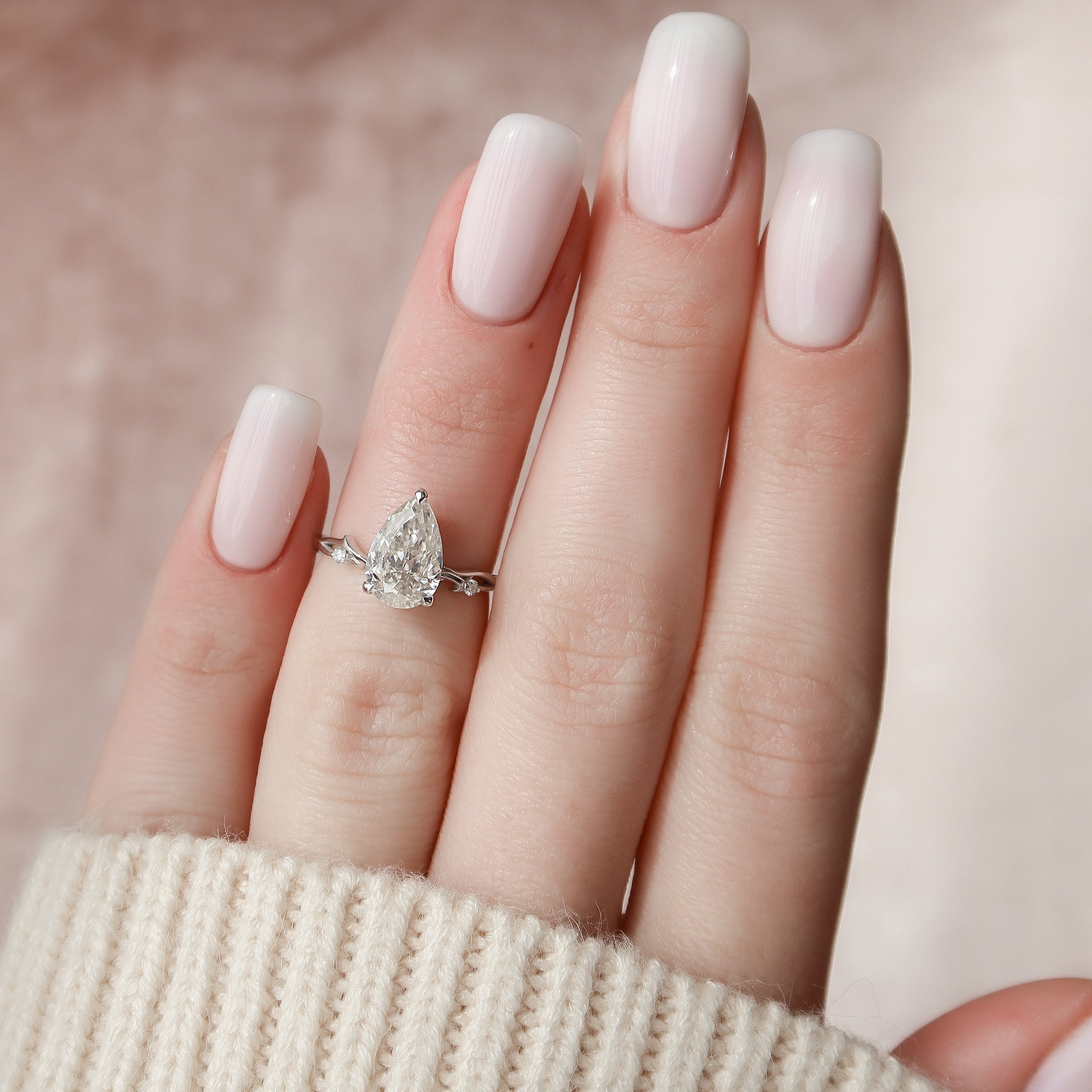 Moissanite Engagement Ring USA