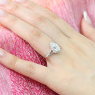 Split Shank Diamond Ring
