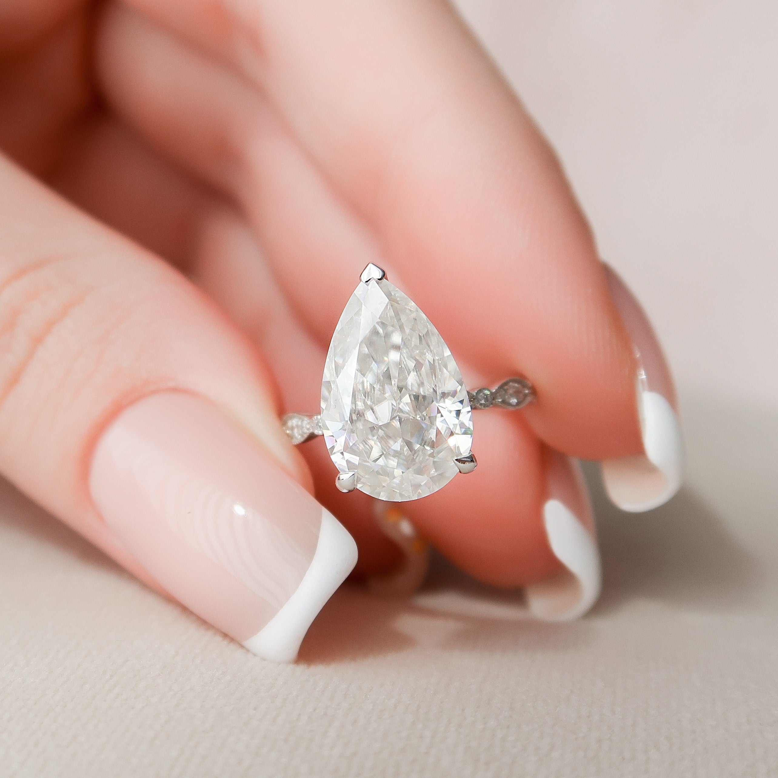 4.5 Carat Moissanite Ring