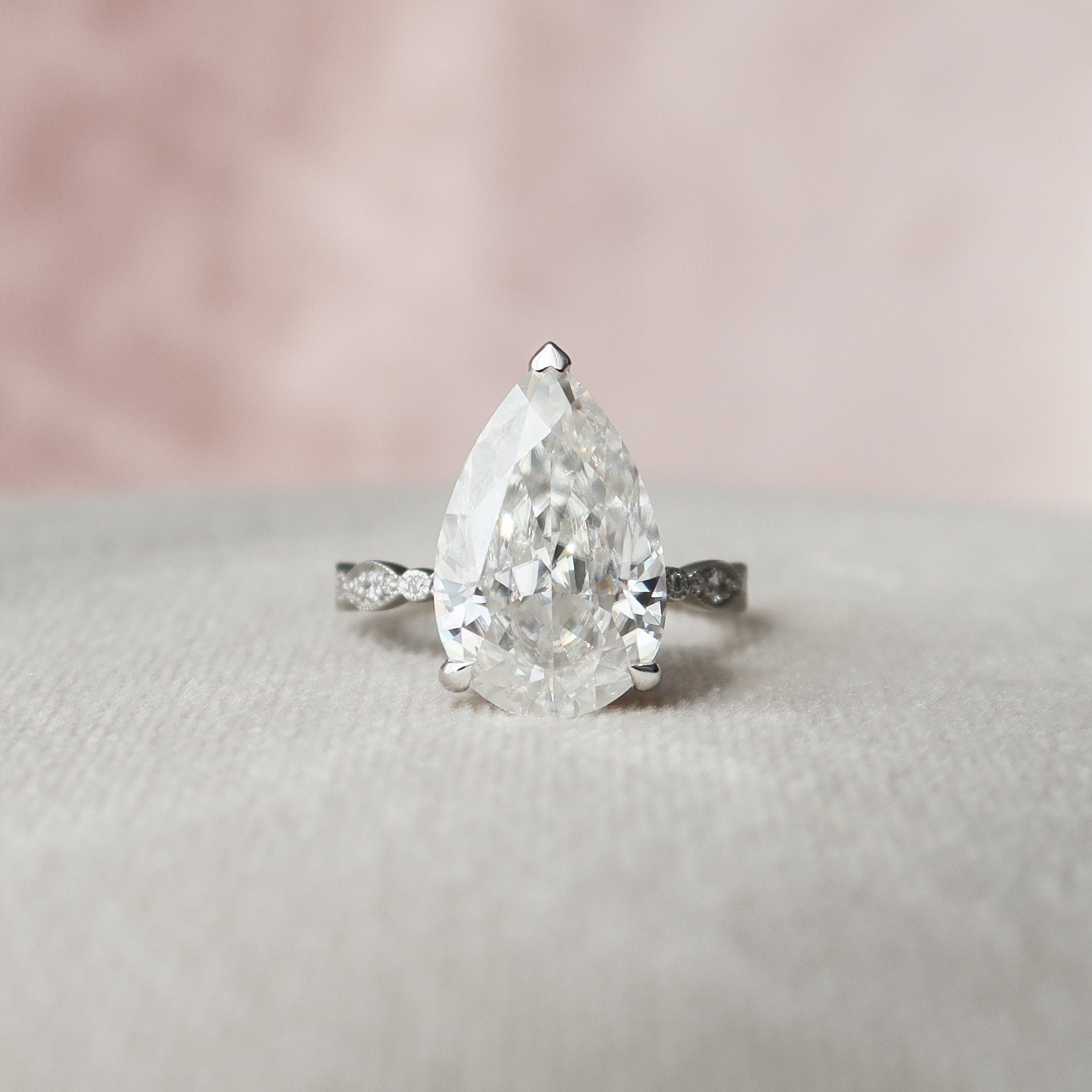 Moissanite Engagement Ring USA