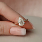 Hidden Halo Engagement Ring