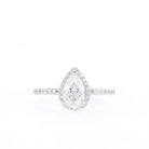 Pear Diamond Alternative Ring