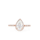 Pear Diamond Alternative Ring