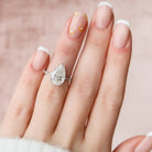 Hidden Halo Moissanite Ring