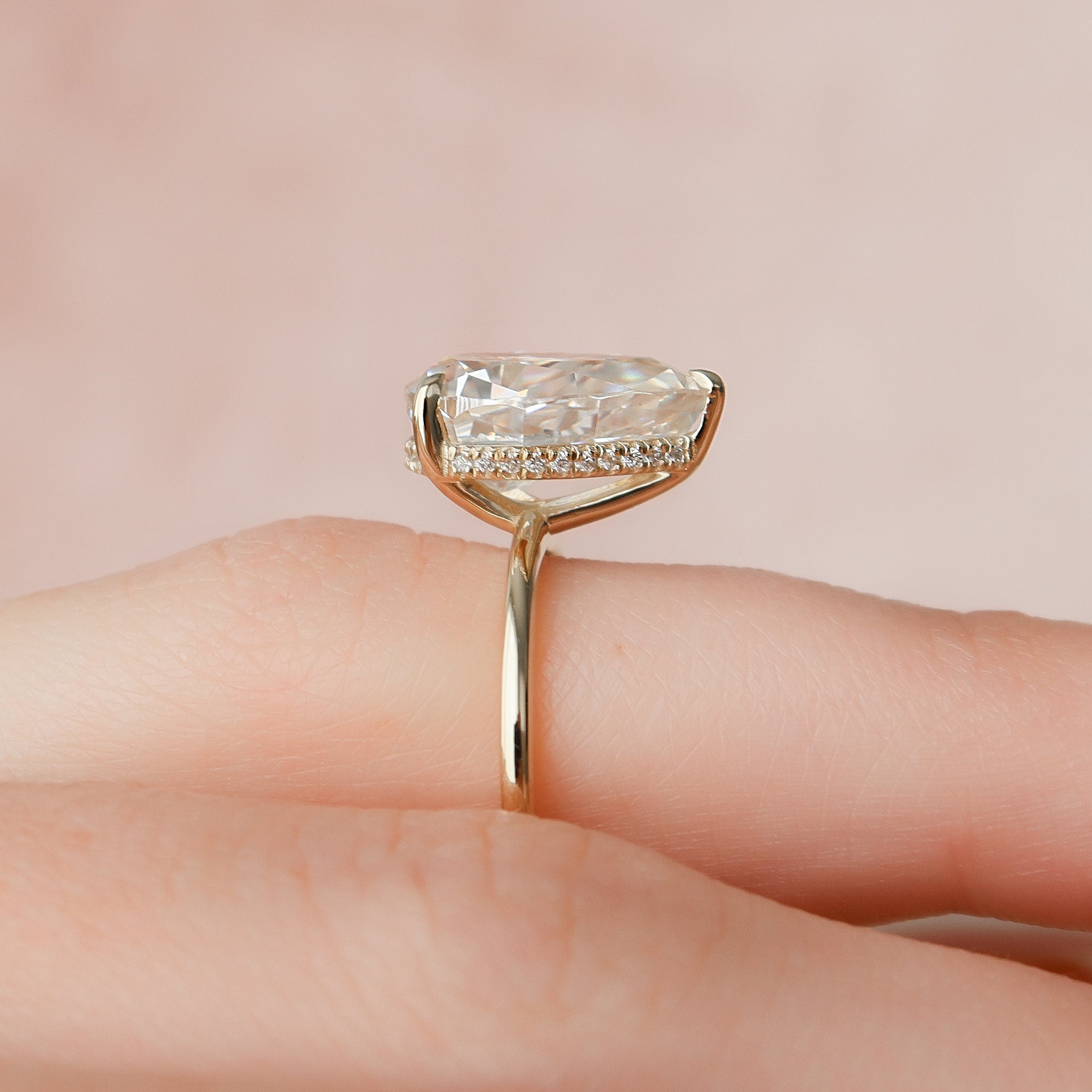 Moissanite Engagement Ring USA