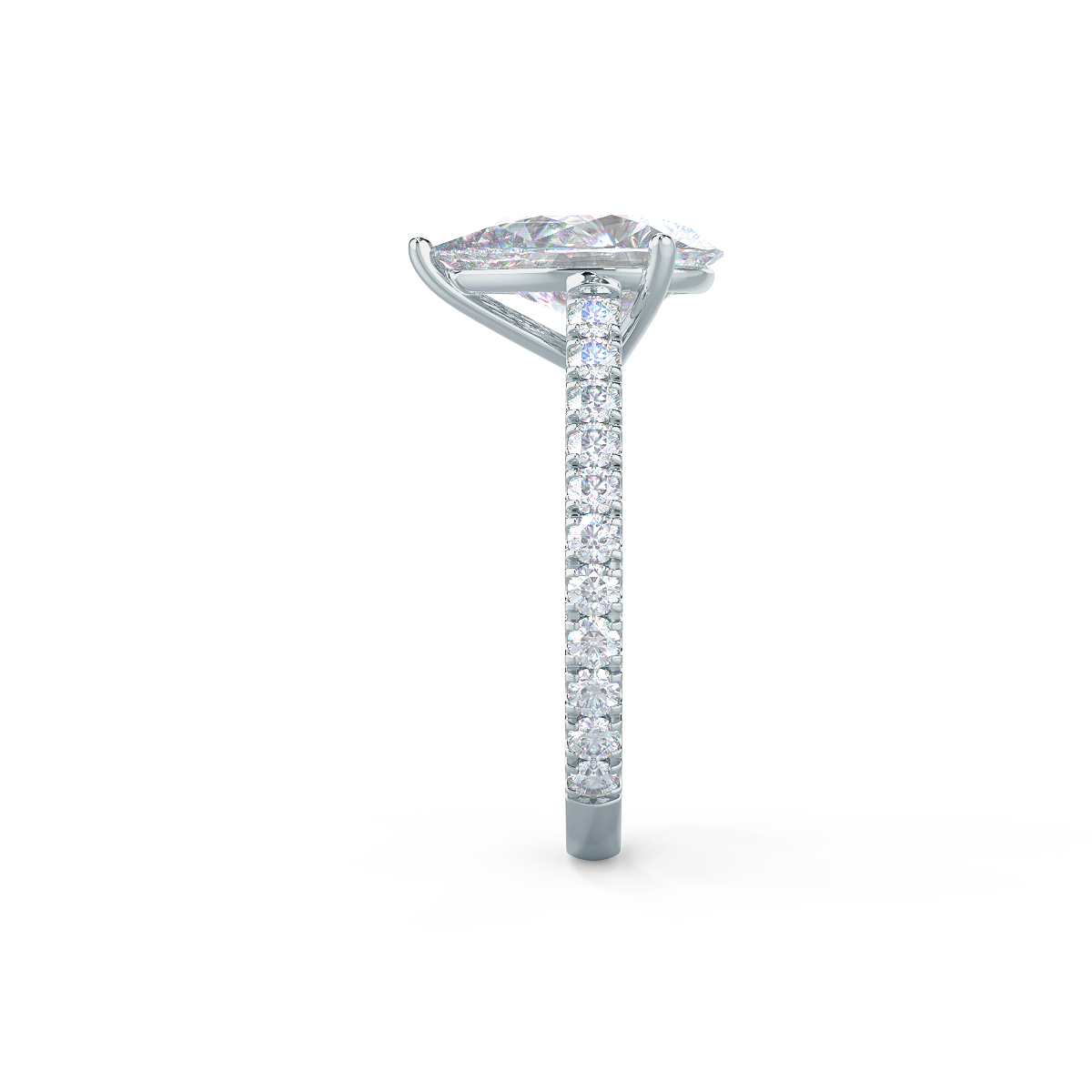 Moissanite Engagement Ring for Her