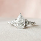 Pear Shape Moissanite Ring