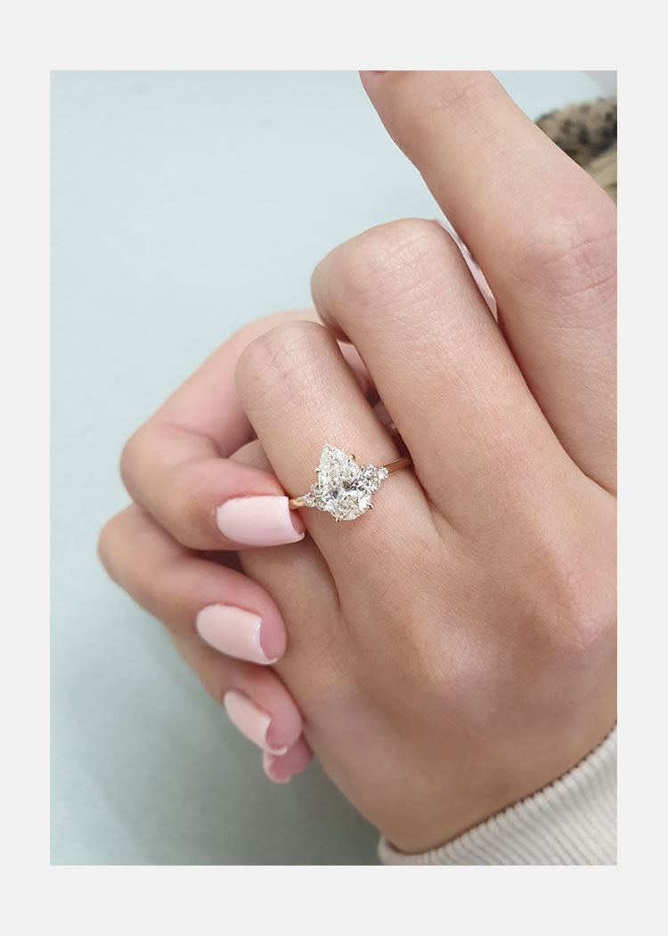 Pear Proposal Ring