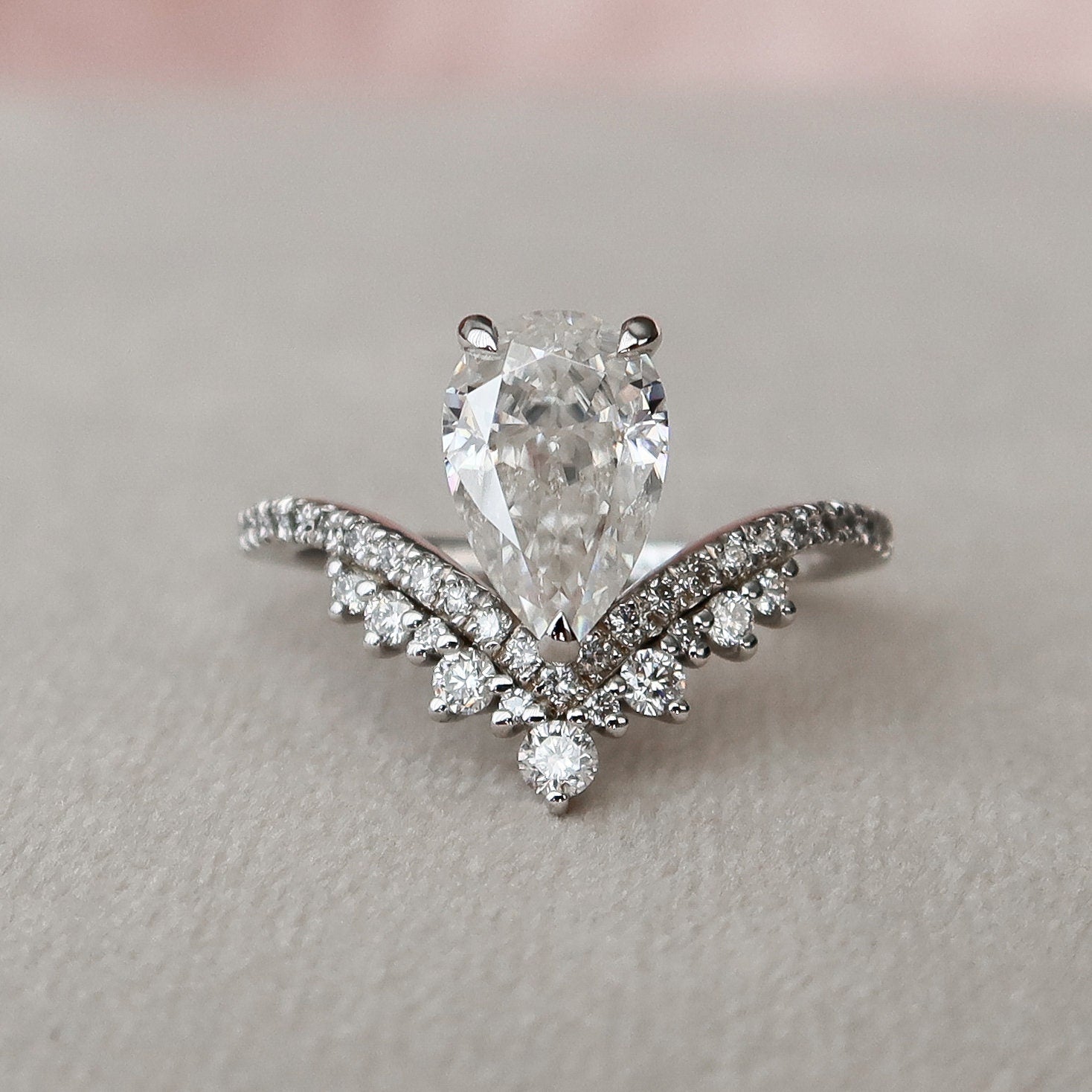 Pear Ring for Women