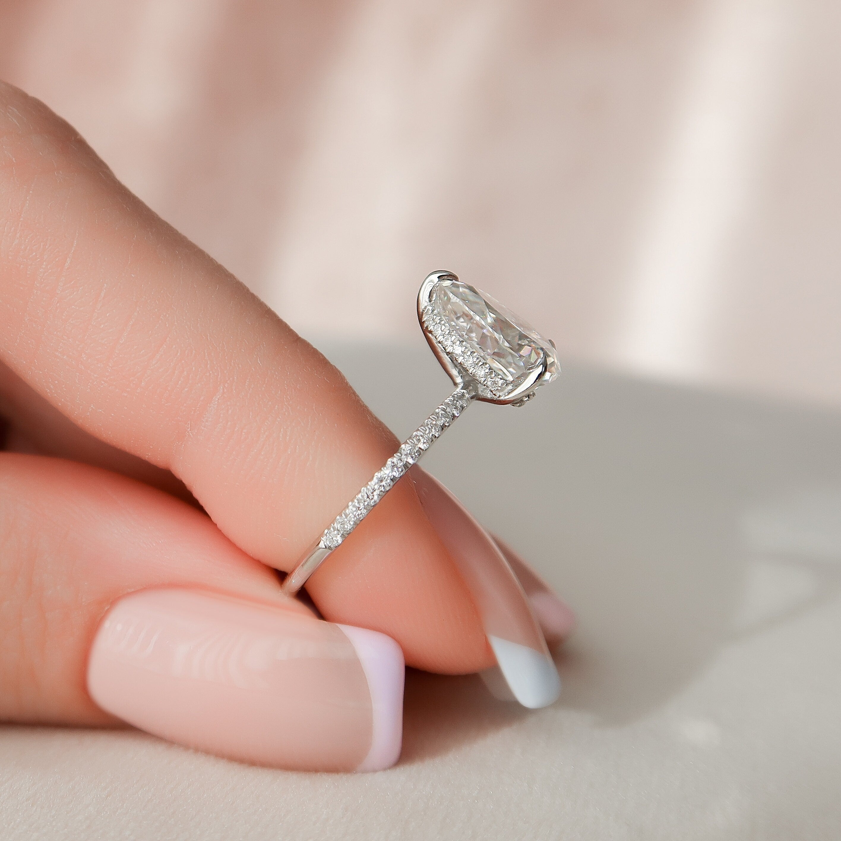 Moissanite Engagement Ring USA