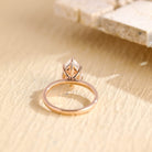 Pear Shape Moissanite Ring