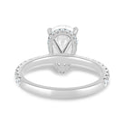 Pear Solitaire Moissanite Ring