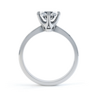 Round Moissanite Proposal Ring