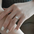 Lab Created Moissanite Ring