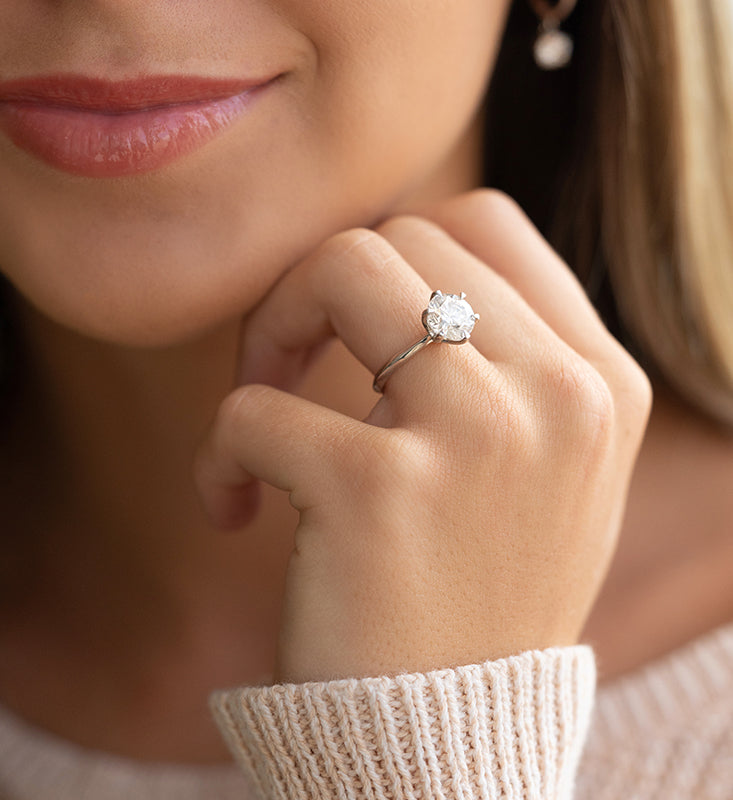 Diamond Solitaire Engagement Ring