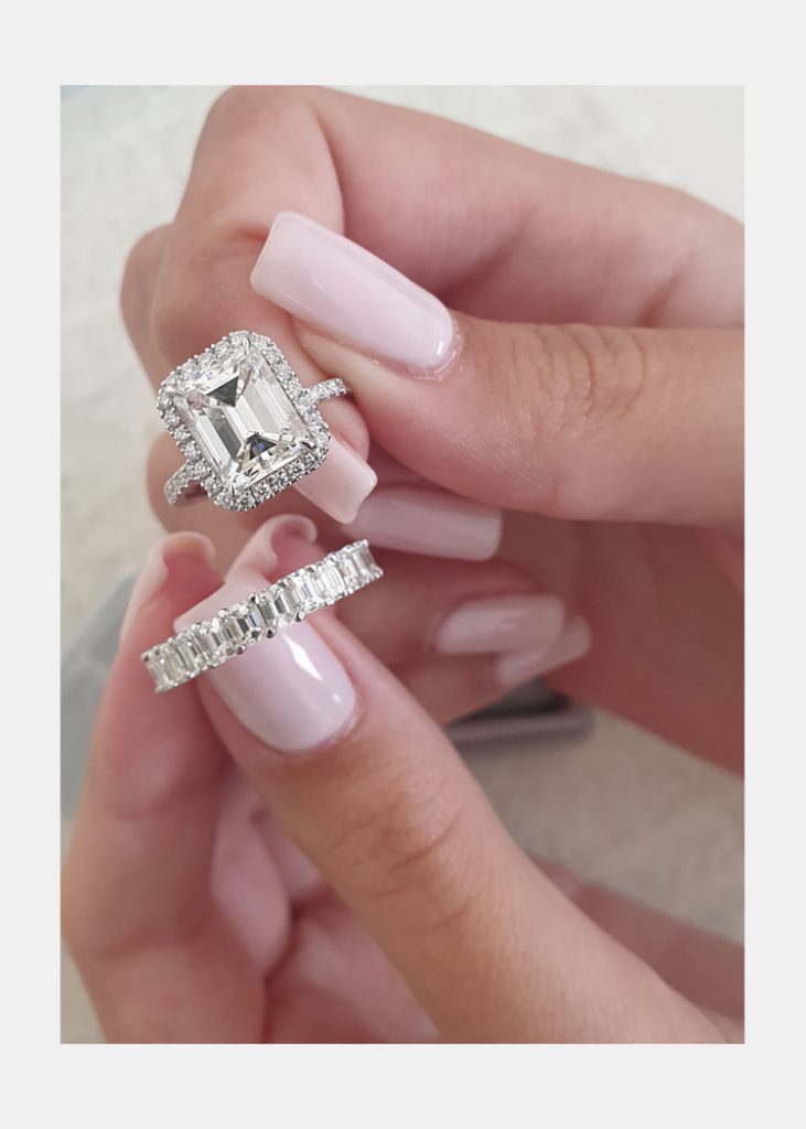 Diamond Halo Engagement Ring