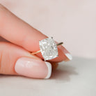 Hidden Halo Ring for Women