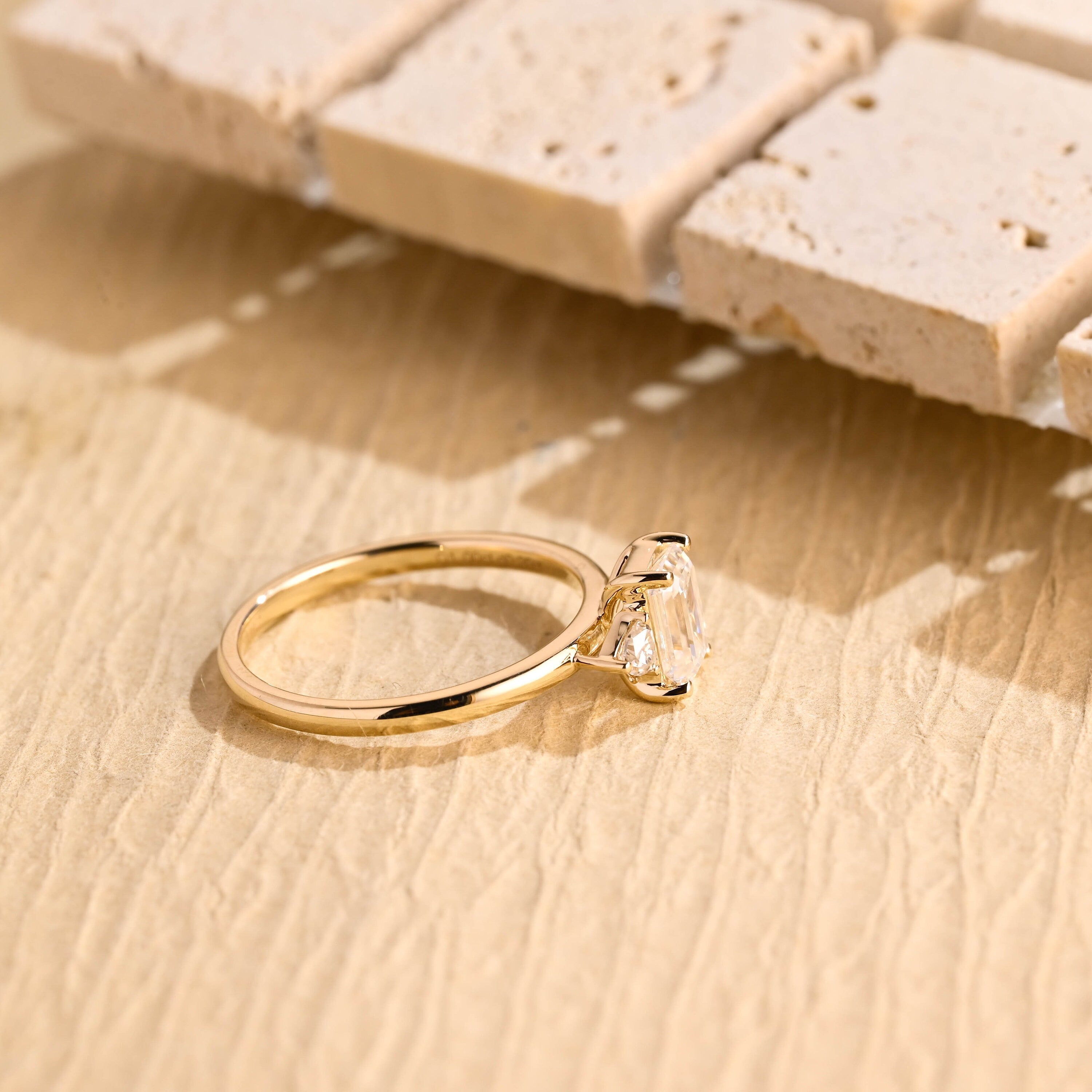 Three Stone Bridal Ring
