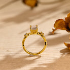 Unique Moissanite Ring